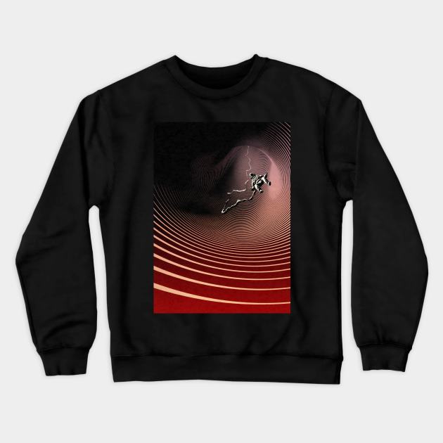 Wormhole Crewneck Sweatshirt by JoshWhiteArt